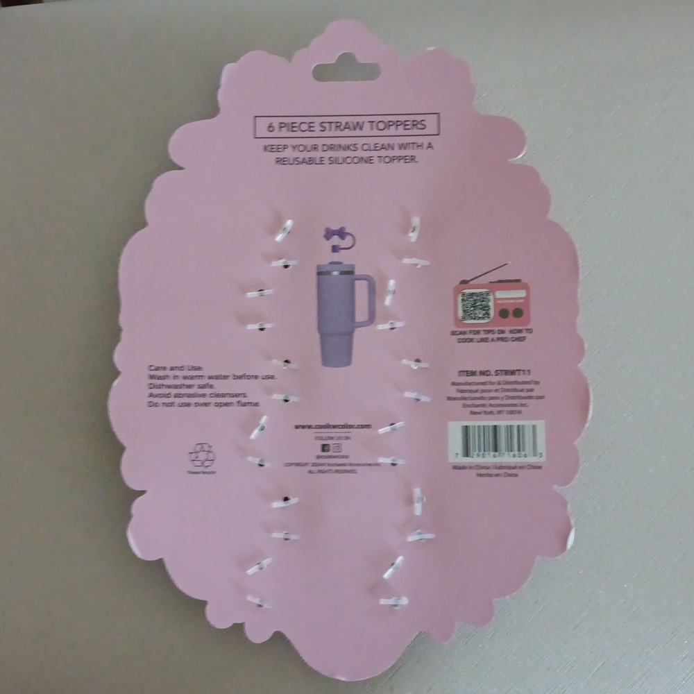New!CWC Bows Straw Toppers - Picture 2 of 2